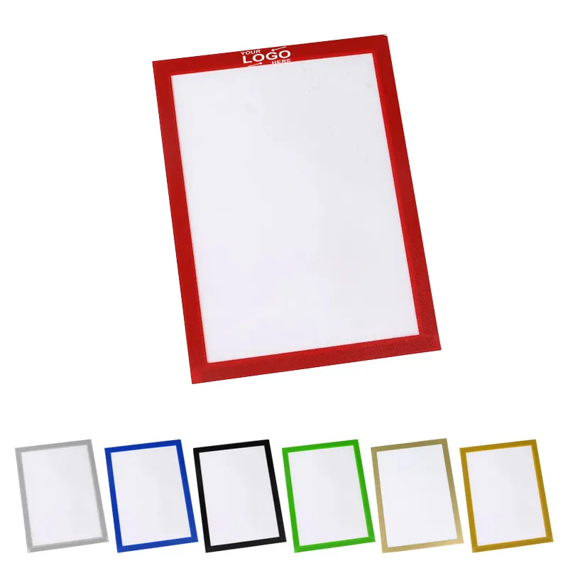 Magnetic PVC Photo Frames Data Business Poster Frame For Refrigerator Home Office Wall