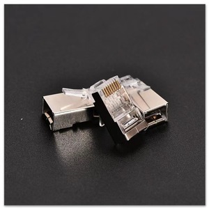 Werkslieferung Großhandel Ethernet RJ45 Verbinder CAT5e Cat6 Cat7 Stecker abgesicherte FTP 8P8C Netzwerkverbinder - Product Image 6