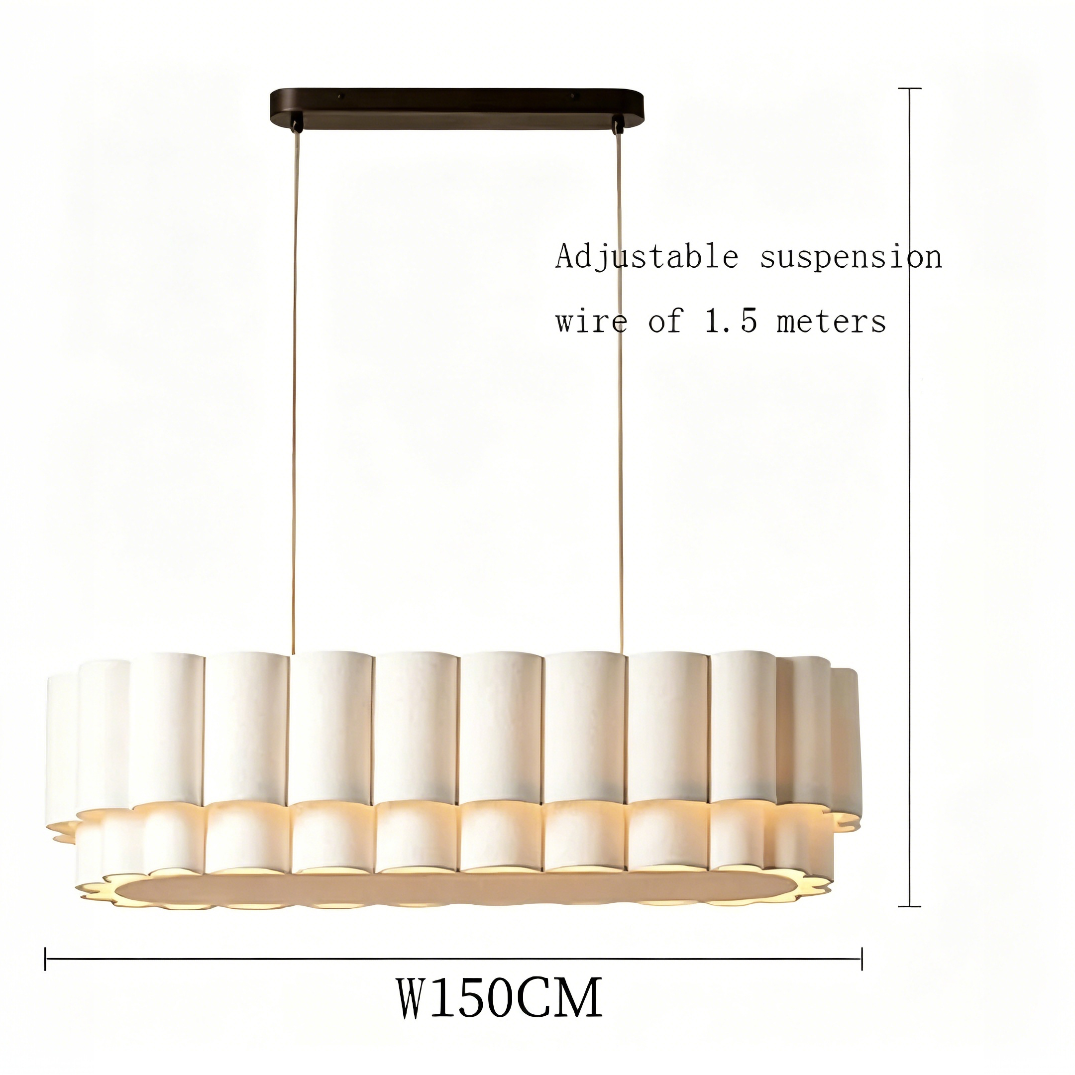 White 150cm