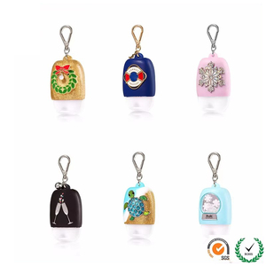 Flacone Spray quadrato in vetro smerigliato nero 10ml nebulizzatore sottile profumo cosmetico di piccole dimensioni portachiavi riutilizzabile - Product Image 4