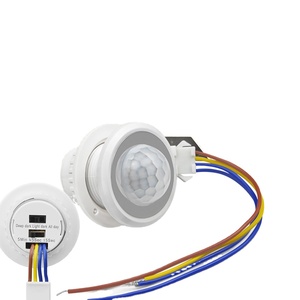 HoneyFly-Interruptor de Sensor de movimiento, dispositivo de encendido/apagado automático de luz infrarroja, ajustable, 40W, 100-240V, 3-6M