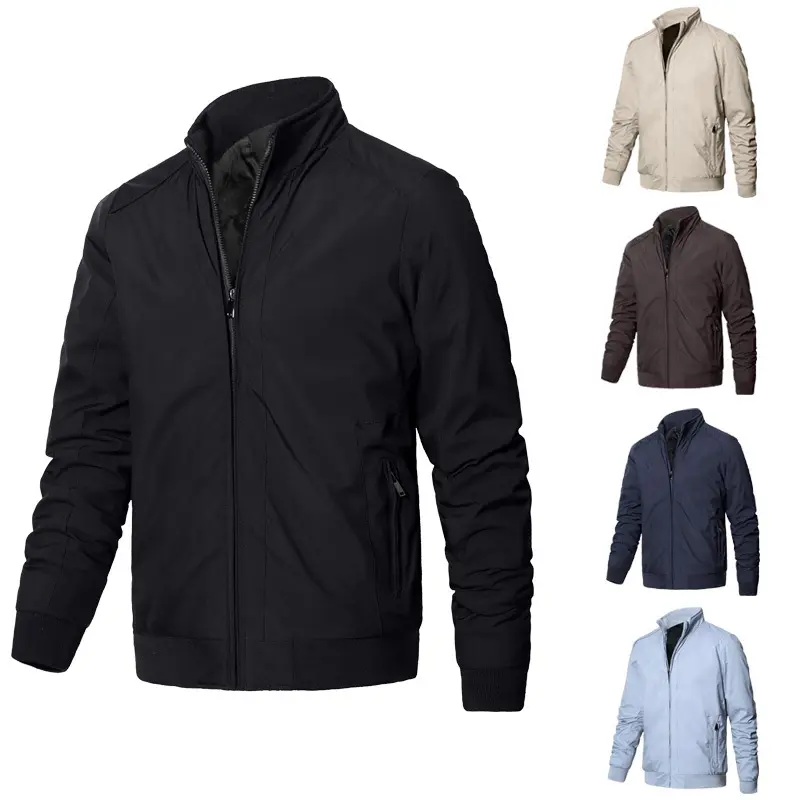 OEM Design primavera e autunno Casual giacca da uomo LOGO personalizzato e giacche con etichetta cappotto