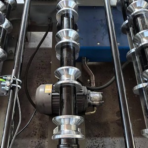 Cao hiệu quả chống mài mòn auto-bôi dầu thép mái ngói làm cuộn tạo thành máy với động cơ & động cơ PLC điều khiển - Product Image 4