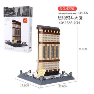 Wange 4220 <strong>Flatiron</strong> Building of NewYork Architectural Models of Famous Buildings Block Set Gift <strong>Toy</strong> Block for Kids Education - Product Image 5