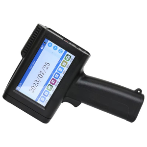 Halbautomat ische tragbare QR-Datums code Chargen nummer Codierung Tinten strahl druckmaschine Neue Motor-SPS-Bulk-Print-Codier maschine