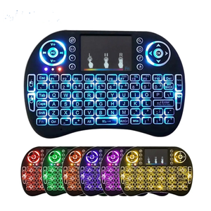 Factory Wholesale I8 Wireless Mini <strong>Keyboard</strong> 7 Color Backlit <strong>Keyboard</strong> 2.4G Touchpad Handheld <strong>Keyboard</strong> for PC <strong>Android</strong> TV Box - Product Image 1