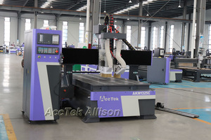Enrutador Cnc de anidamiento de 4x8 pies, máquina de carpintería, enrutador de madera ATC 1325 de 4 ejes para corte de Mdf, fabricación de armarios de puertas de muebles de madera - Product Image 6