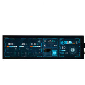 8.8 Inch Monitor 1920x480 IPS Stretched Bar Monitor Display <strong>Raspberry</strong> <strong>Pi</strong> Compatible 8.8 Inch Portable Monitor - Product Image 1