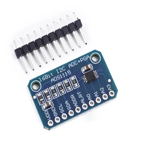 I2C ADS1115 modulo a 4 canali ADC a 16 Bit con amplificatore a guadagno programmabile RPi blu/scheda viola - Product Image 6