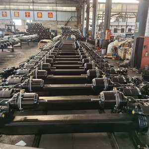 中古15Tドラムブレーキアクスルスチールヘビーデューティ貨物運搬トレーラー部品3500lb Maxペイロード付きセミトレーラー用 - Product Image 6