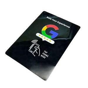 Free Sample Programmable NFC Google Review <strong>QR</strong> <strong>Code</strong> Business RFID Card for Social Medium App Review - Product Image 2