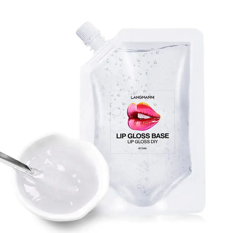 Venta al por mayor de colores personalizados brillo de labios Diy Haga su propia etiqueta privada Base de brillo de labios en gel a granel