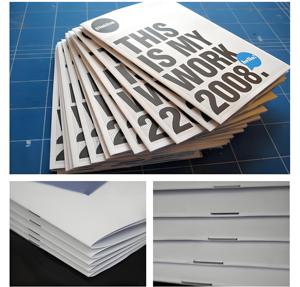 A3 A4 libro raccoglitore di carta taccuino manuale creatore di opuscoli