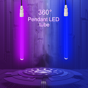 320 360 Degree Viewing Angle T5 <strong>T8</strong> Pendant Wall Light Atmosphere Colorful RGB <strong>LED</strong> Tube Night Light - Product Image 2