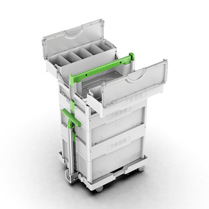 OEM可定制PP塑料和铁移动组合工具箱套装可堆叠手推车工具箱 - Product Image 2