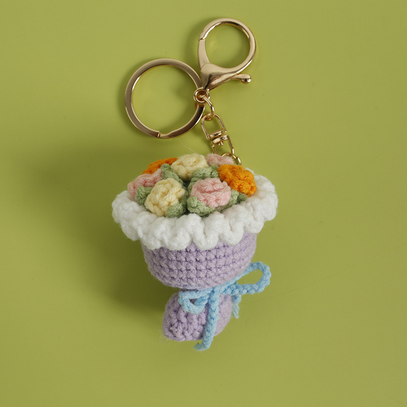 Purple bouquet pendant
