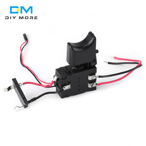 DC 7.2 V-24 V 12V 16A batteria al litio trapano elettrico regolatore di velocità interruttore a grilletto pulsante con indicatore luminoso - Product Image 1