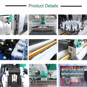 Nesting ATC Furniture Production Wood <strong>CNC</strong> Cutting Linear 12 Tool Changing <strong>Cnc</strong> <strong>Router</strong> Nesting With <strong>Auto</strong> <strong>Unload</strong> and <strong>Load</strong> Table - Product Image 4