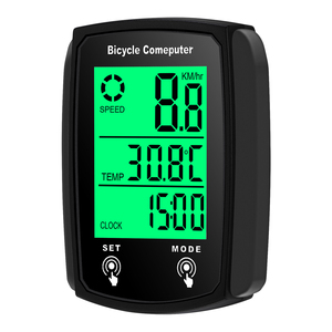 Wired Bike <strong>Computer</strong> 19 <strong>Functions</strong> Touch Bike Speedometer Odometer Waterproof Bicycle <strong>Computer</strong> with Backlight