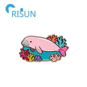 Nhà Máy Hợp Kim Đại Dương Động Vật Biển Ve Áo <span class=keywords><strong>Pin</strong></span> Tùy Chỉnh Tiết Kiệm Các <span class=keywords><strong>Manatee</strong></span> Men Pins Trâm Cài Kim Loại Marshmallow <span class=keywords><strong>Manatee</strong></span> <span class=keywords><strong>Pin</strong></span> Huy Hiệu - Product Image 2