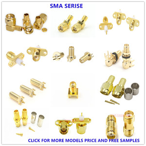 Custom <strong>SMA</strong> FEMALE to <strong>SMA</strong> FEMALE JACK FLANGE MOUNT WITH 4 HOLES RF CONNECTOR - Product Image 5