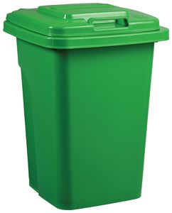 40L PE户外塑料垃圾箱无车轮定制垃圾垃圾箱垃圾箱 - Product Image 2