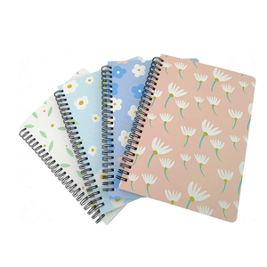 Benutzer definierte Logo Journal Line Skizzenbuch Notizblock Tagebuch Memo Briefpapier Recycelbare Spirale A5 Blumen hefte - Product Image 6
