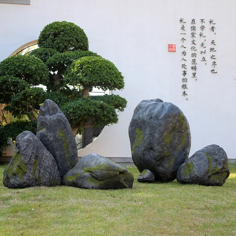 Vela de piedra estatua de resina gigante regalos de retorno estatuas de piedras trituradas decorativas artesanías Shiv