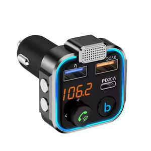 Fm משדר מודולטור מכונית אלחוטית bt5.0 pd מהיר מטען אוטומטי כמו נגן מוסיקה נגן MP3 מוסיקה ידיים ערכת מכונית חינם מתאימה bmw x5 x6