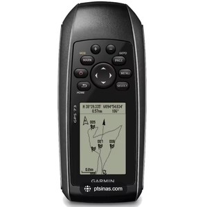 设计Garminn GPS73全球手持式全球定位系统导航器测量，带颈部挂绳和USB电缆室外手持式全球定位系统