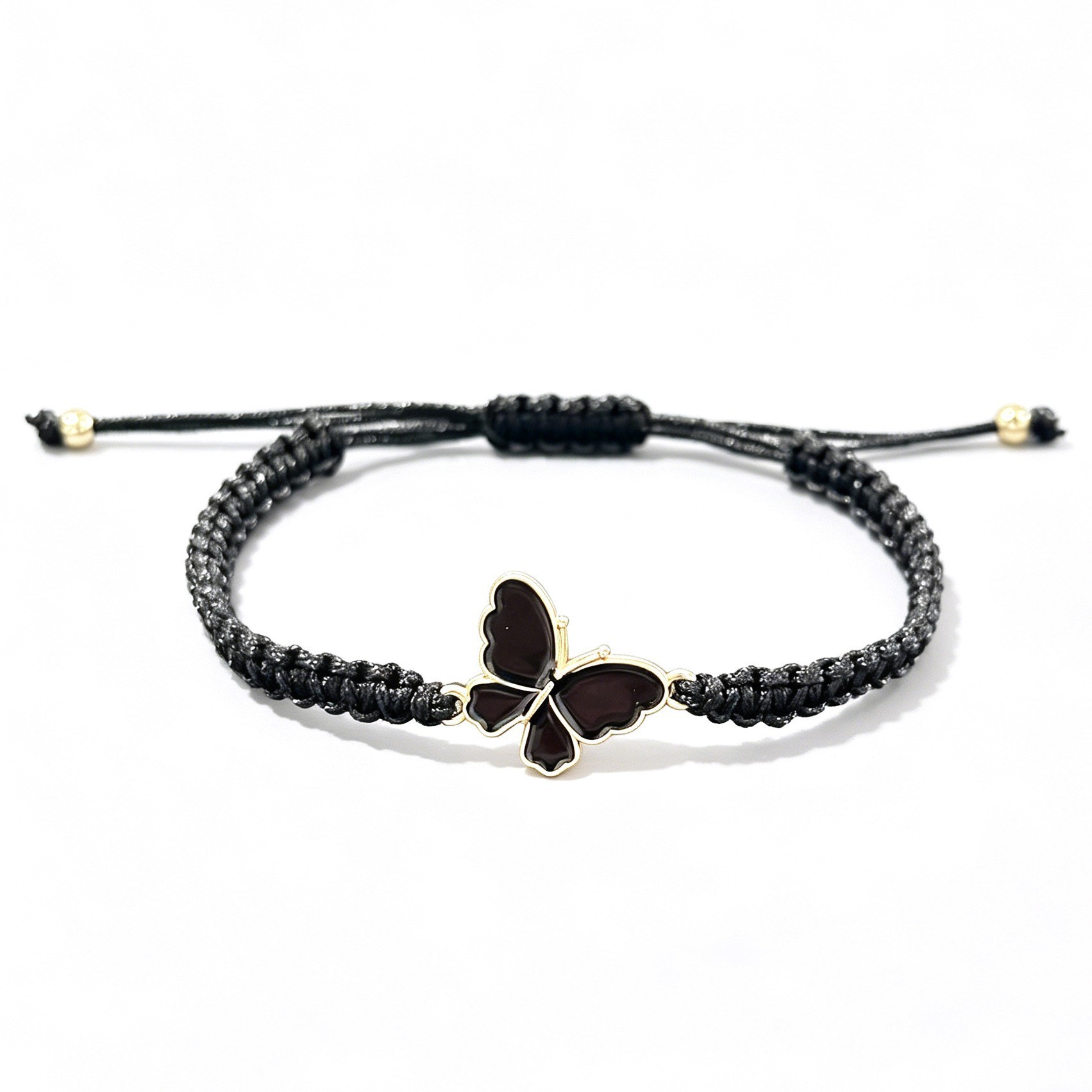 Butterfly bracelet in black