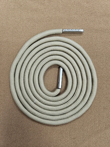 Sudadera con capucha de poliéster recubierta personalizada, cordones de cordón elásticos redondos para ropa, pantalones, ropa personalizada para bolsos, zapatos