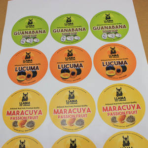 ملصقات سريعة الجودة قابلة للتدمير ، Dia 20: معايرة أمان دائرية <span class=keywords><strong>QA</strong></span> ملصقات مرت ، ملصقات بقعة <span class=keywords><strong>QA</strong></span> مرت قشرة البيض - Product Image 2