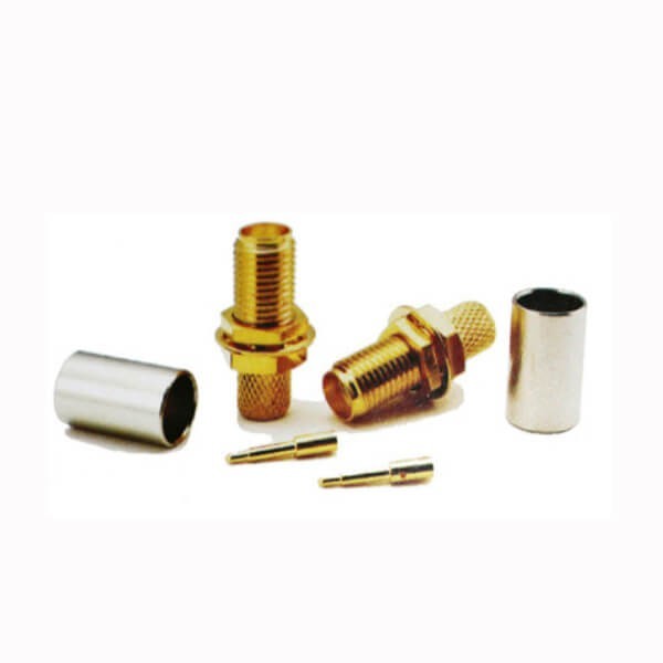 Connecteur RP SMA femelle pour câble RG6 75 Ohm