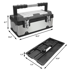 厂家直销塑料工具箱便携式工具套装储物盒 - Product Image 4