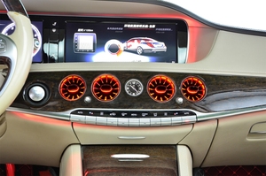 Ön/arka <span class=keywords><strong>turbo</strong></span> klima çıkış ortam ışığı mercedes-benz s-class W222 sedan için uygundur
