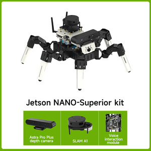 Il Robot 18DOF Muto RS Hexapod usa la programmazione in linguaggio Python e C ROS2 per NVIDIA Jetson NANO - Product Image 3