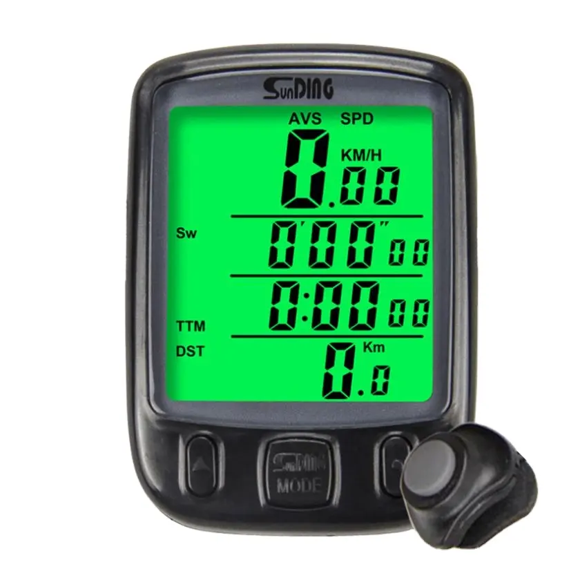 Sunding SD-563C Sans Fil Ordinateur De Vélo Kilomètre Contre pour Vélo Étanche LCD Affichage VTT Compteur De Vitesse