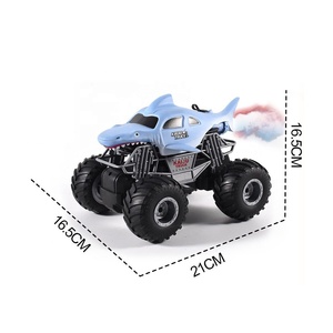 מכוניות <span class=keywords><strong>rc</strong></span> מחוץ לרכב כביש 1:16 שור 2 ערוץ ספריי מכונית תרסיס כחול כתום מעורב עם מכונית שליטה מרחוק עבור צעצועים לילדים מתנה