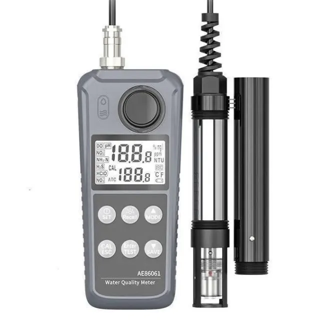 Digitale 5 In 1 Ammoniak Stikstof Meter Do, Nitriet, Ph Meter Water Test Kit Speciale Instrumenten Voor Fokken Ae86061