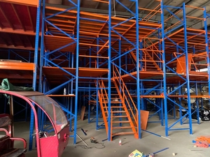 תעשייה מתלה מדפים עמיד אבקה פלדה מצופה ברזל ברזל מערום מדפים מתכווננת עבור מחסנים אחסון