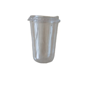חם מתכלה כוס pletable גביע פלסטיק קומפוסט עבור תה בובה משקה קפה יין מיץ קפה יין שמפניה