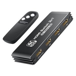 <strong>HDMI</strong> Selector <strong>Switch</strong> 3 Ports <strong>HDMI</strong> 2.1 <strong>Switch</strong> Box 4K120Hz <strong>HDMI</strong> Splitter 3 in 1 Out with Remote Auto Switching