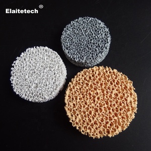用于熔融金属过滤的Al2O3/ic/<span class=keywords><strong>ZrO2</strong></span>/MgO蜂窝陶瓷泡沫过滤器