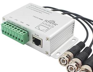 CCTV 4通道无源发射机视频巴伦BNC公到UTP Rj45 Cat5 4 CH UTP视频巴伦传输用于CCTV系统 - Product Image 5