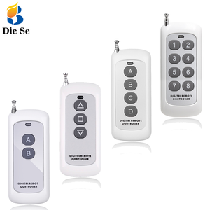Lerncode 1527 HF-Modul Drahtlos 2/4/6/8 Taste 1000m Universal 433MHz Fernbedienung mit großer Reichweite - Product Image 1
