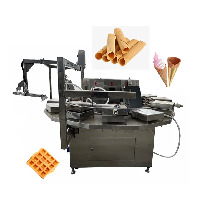 Máquina comercial do cone do gelado Ovo crocante Rolls máquina máquina do biscoito do rolo do ovo para a venda