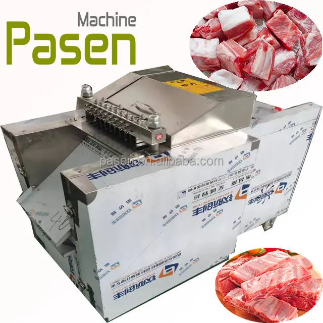 dry fish cube cutting machine frozen fish dicing machine fresh chicken breast dicing machine