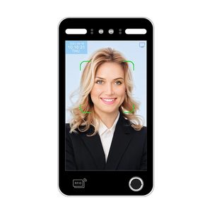 Sistema di registrazione sicura basata sul tempo AI con lettore RFID, riconoscimento facciale biometrico, fotocamera 2MP e SDK Ready - Product Image 1