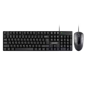 <strong>Computer</strong> Wired USB Office <strong>Keyboard</strong> and <strong>Mouse</strong> Combo Ergonomic Teclados Waterproof Finger <strong>Mouse</strong> <strong>Keyboard</strong> for Gaming - Product Image 1